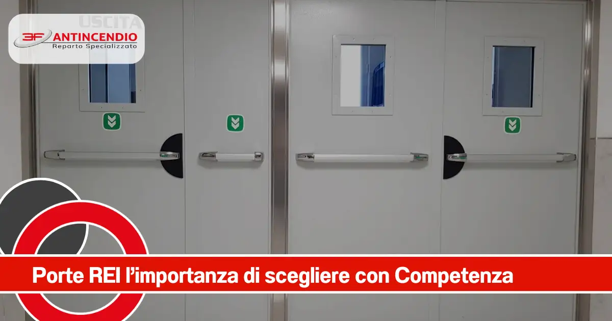 Installazione porte REI 3f antincendio
