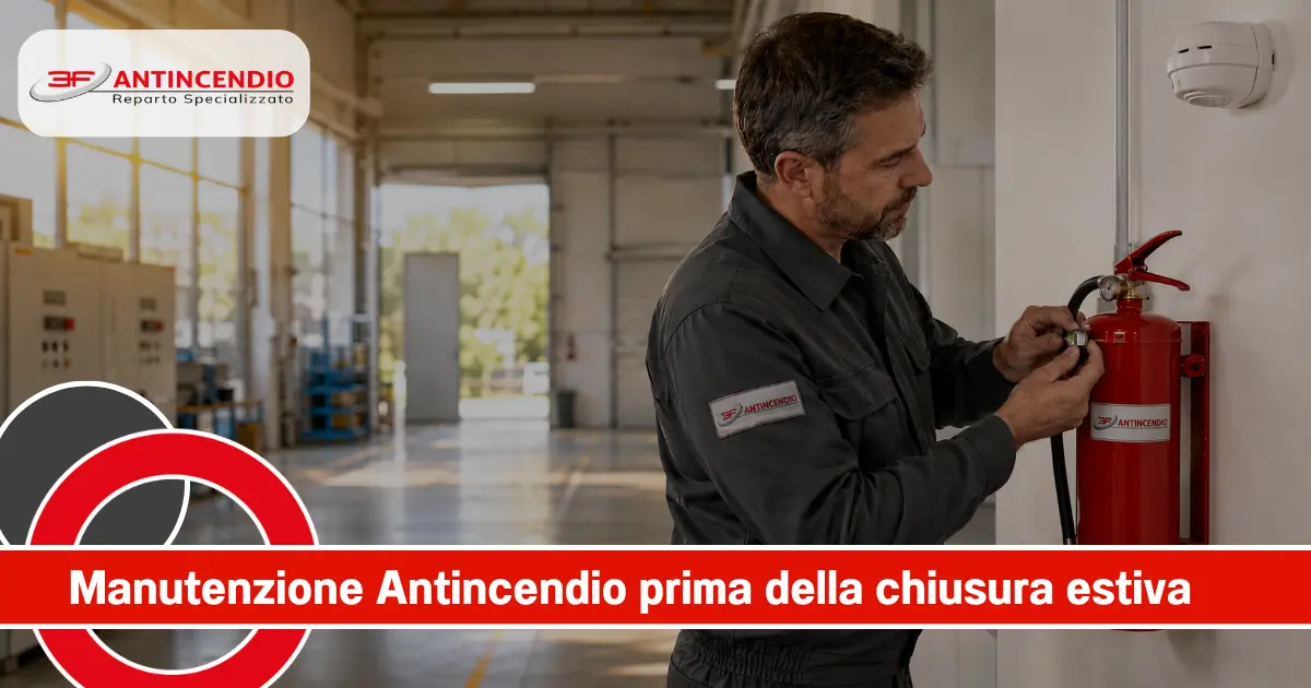Manutenzione antincendio prima della chiusura estiva 3f antincendio