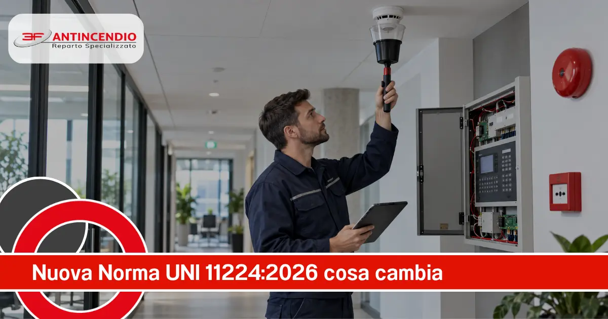 nuova norma uni 11224 2026 3f antincendio